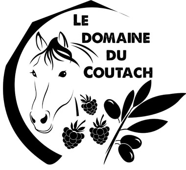 Logo pour le « domaine du Coutach » (pension pour chevaux)